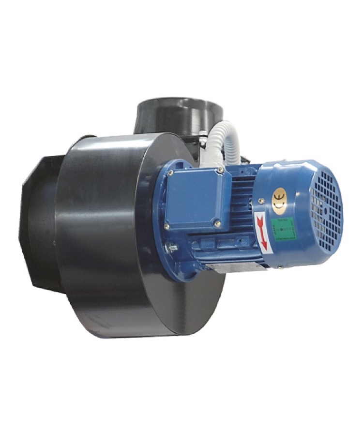 A product shot of the AerServices EV centrifugal fan